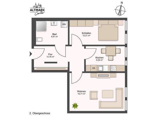 Buchenallee 3_Grundriss möbliert_WE 204