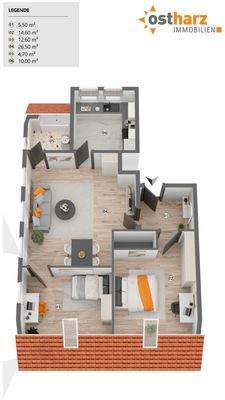 Grundriss 1.OG rechts