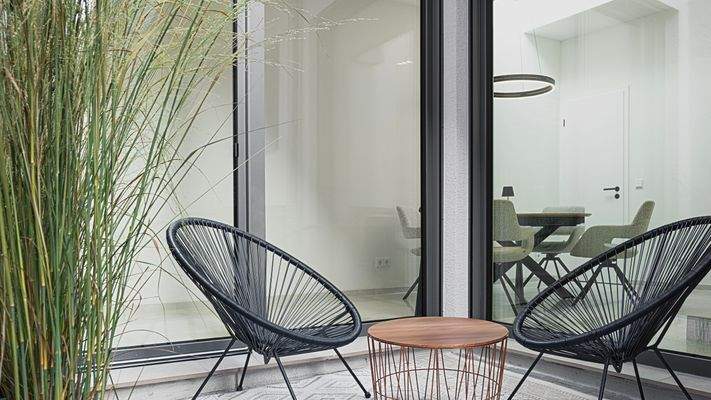 lädt zum verweilen ein