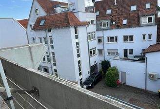 Blick vom Balkon