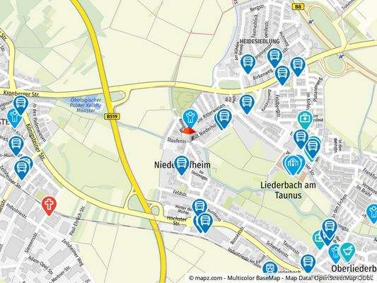 Geolyzer Kartenausschnitt