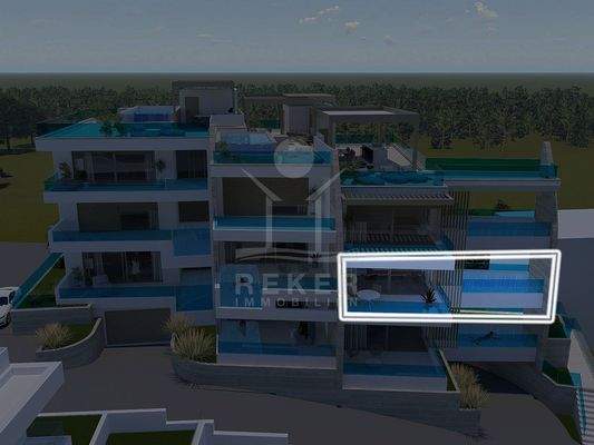Einzigartige Luxuswohnung mit Meerblick in der Nähe von Sibenik