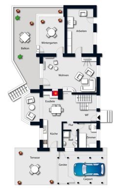 Grundriss Skizze EG