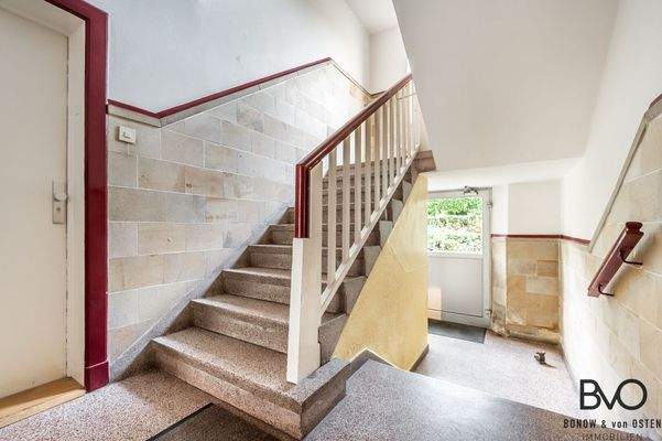 Gepflegtes Treppenhaus