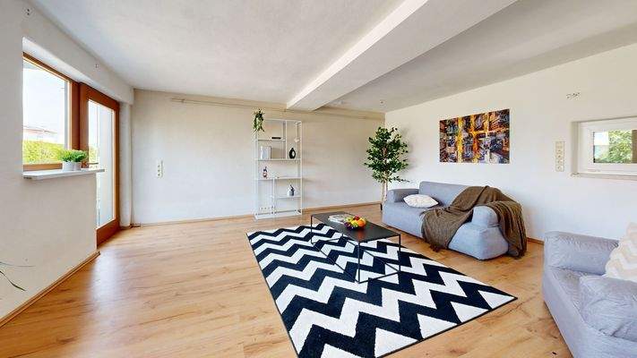 Große Wohnung - EG - Wohnzimmer -