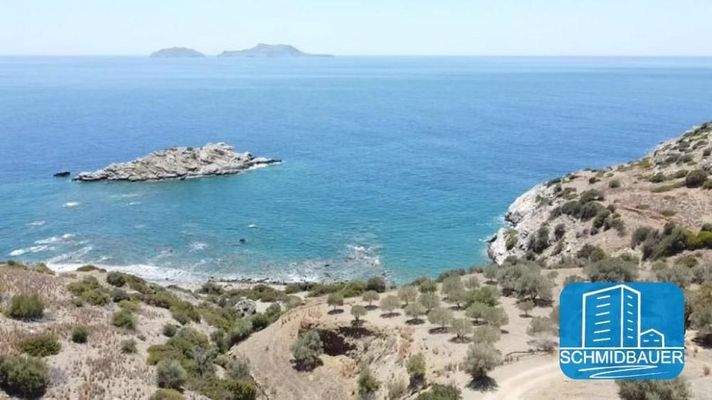 Kreta, Agios Pavlos: Erstaunliches Grundstück mit Baugenehmigung in Prassonissi zu verkaufen
