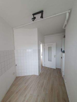 Sanierte Küche mit Fliesen