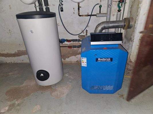 Keller: Gas Zentralheizung