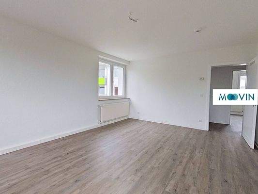 Ansicht III: Wohn- und Esszimmer