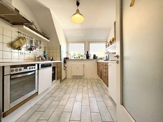 Die großzügige Küche