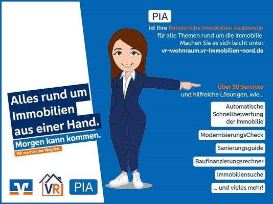 Ihre persönliche Immobilien-Assistentin PIA.