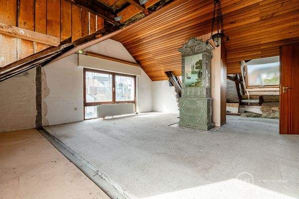 Schlafraum im Dachgeschoss