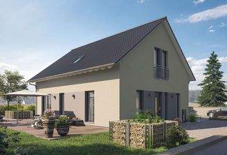 Straßen- und Seitenansicht