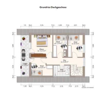 Grundriss Dachgeschoss