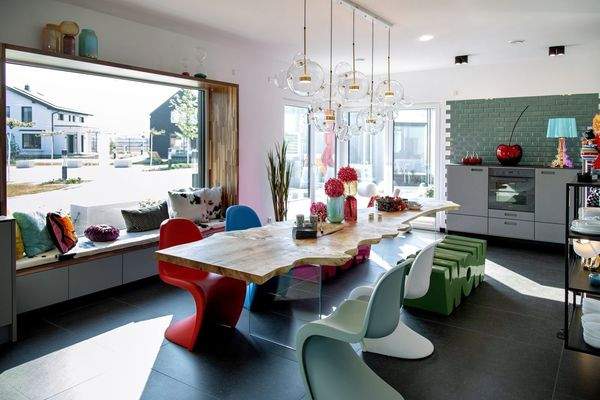 Ansicht Küche/Esszimmer