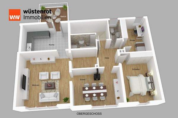 Grundriss Obergeschoss