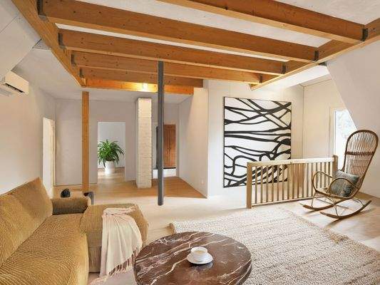 Ausgebautes Dachgeschoss (Visualisierung)