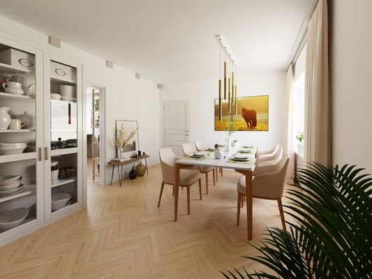 Visualisierung Esszimmer