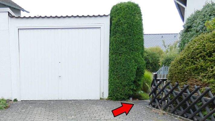 Kurzer Weg zum Hauseingang