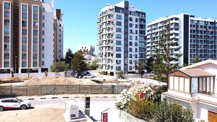 Furnished Apartment with Partial Sea View in Girne North Cyprus