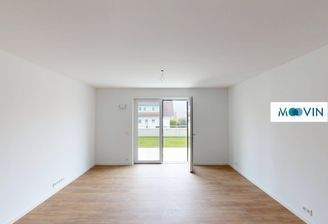 Ansicht I: Wohn-, Ess- und Schlafbereich