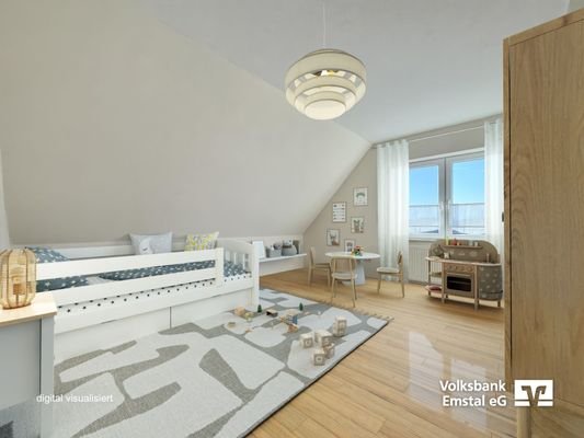 Visualisierung Kinder-/ Gästezimmer 2