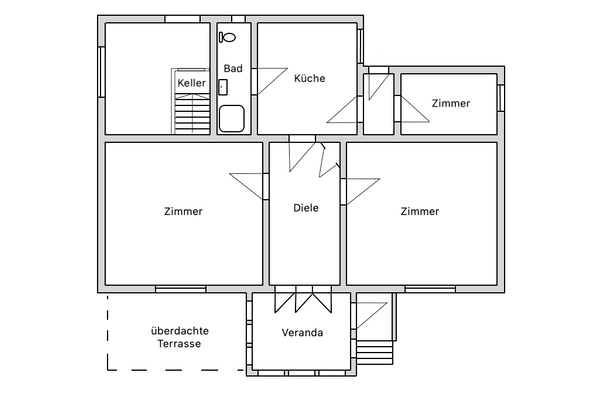 Grundriss-Skizze