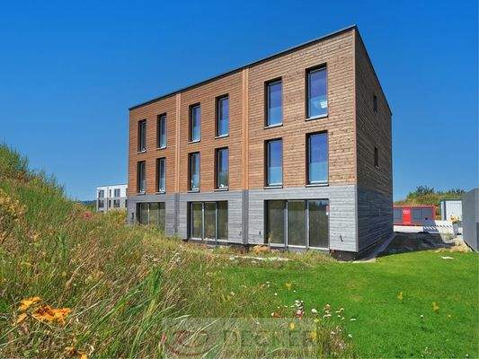 Ansicht der Reihenhäuser