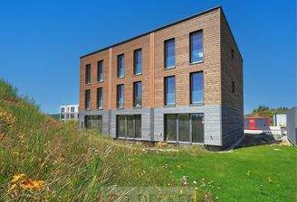 Ansicht der Reihenhäuser