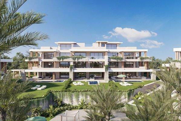 Sea View Apartments with Terraces in Estepona Spain