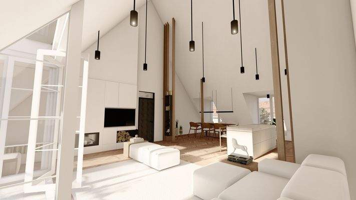 Visualisierung Wohn-Essbereich