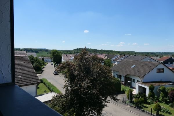 Ausblick vom Balkon Wohnzimmer