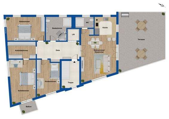 Grundriss Dachgeschoss