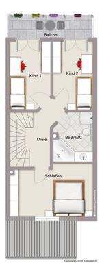 Grundriss Obergeschoss