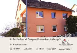 2 Wohnungen · 8 Zimmer · sofort frei