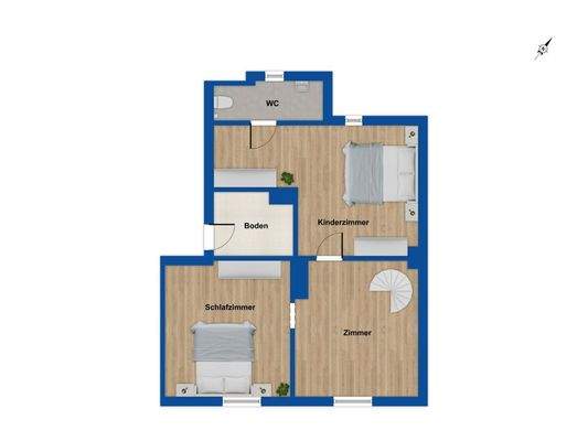 Grundriss - Wohnung 7 - 4. OG