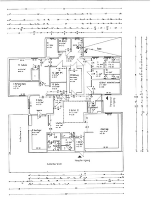 Grundriss Gaststätte