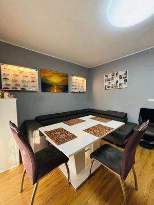 Essbereich im Wohnzimmer