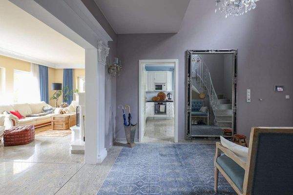 Blick Wohnbereich u. Küche