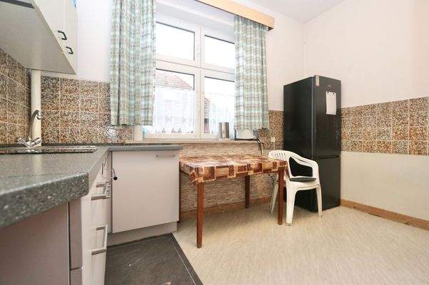 Blick in die Küche im OG