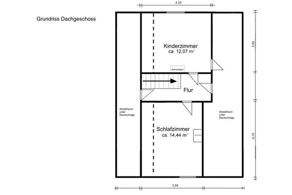 Grundriss Dachgeschoss