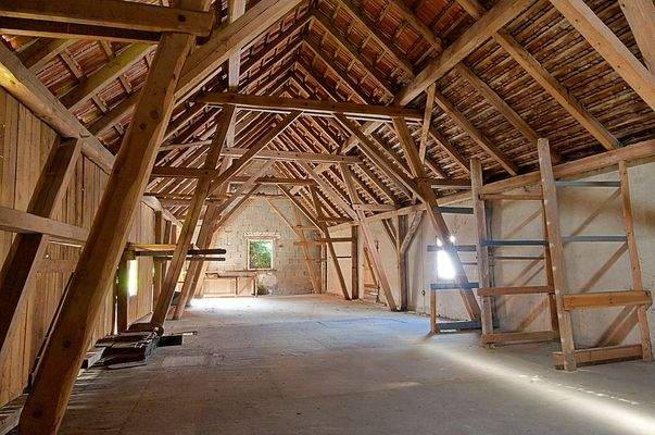 Dachgeschoss des Nebengebäudes