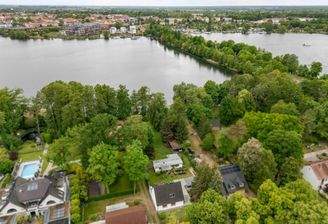 Drohnenansicht mit Blick auf  Neuruppin