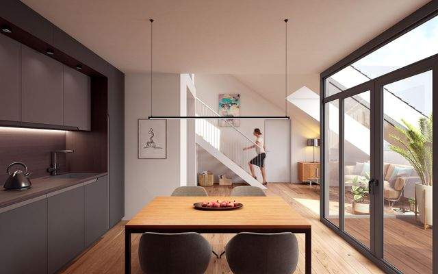 Visualisierung Küchenbereich 