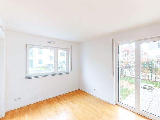 Wohnraum mit Terrassenzugang