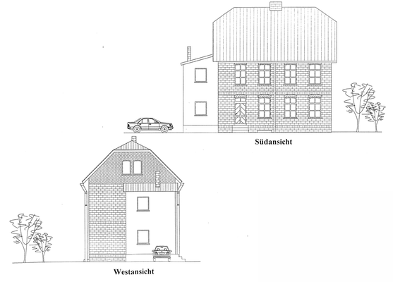 Süd- und Westansicht