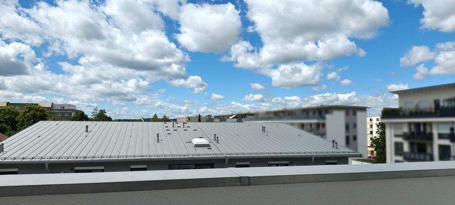 Blick von der Dachterrasse