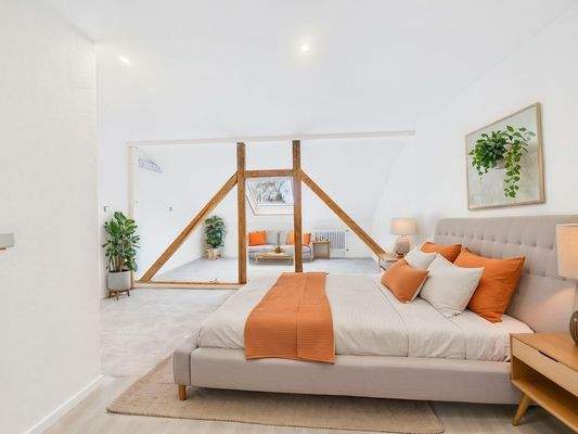 Mustermöblierung Schlafen