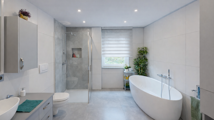 Modernisiertes Wannenbad (EG)