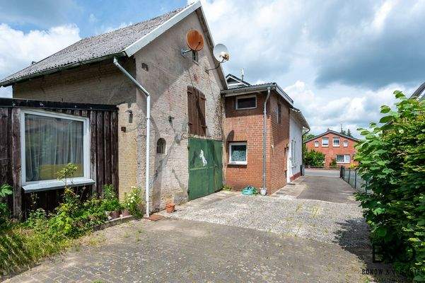 Wohnbestand auf der geplanten Zuwegung